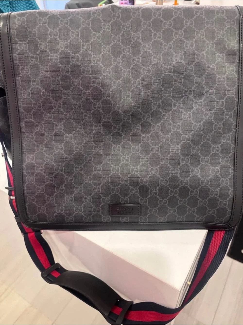 GUCCI Monogram diaper Bag - excellent condition